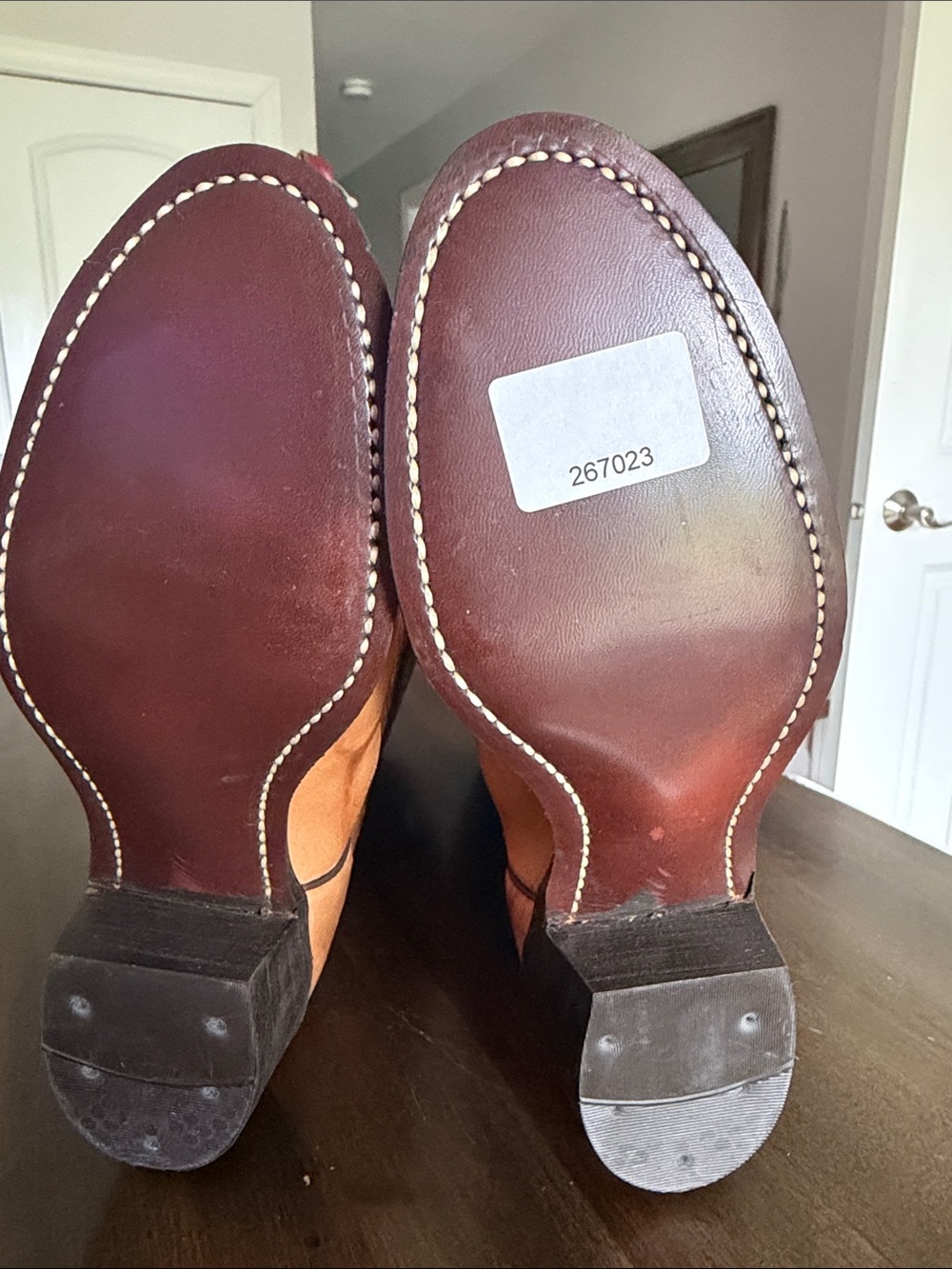 Texas Vintage Women's Low Heel Embroidered Boot Size 5.5 #267023 - Picture 13 of 13